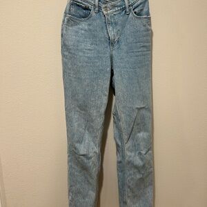 Abercrombie Light Blue High-Waisted Jeans
